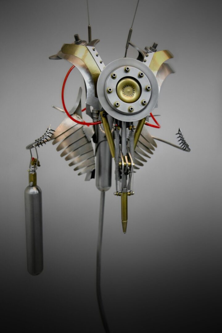 Steampunk owl - 3d model.